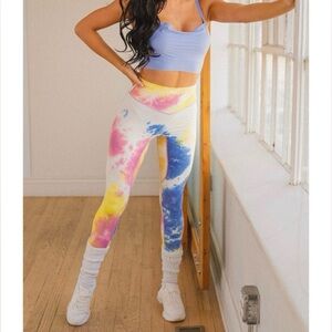 Balance Athletica Vitality Cloud tie dye leggings